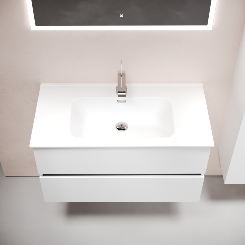 Тумба под раковину Sancos Urban UR90W 89х45х55 настенная - фото 5